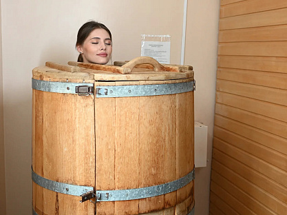 Санаторий «Лесной», г. Железноводск. Кедровая бочка